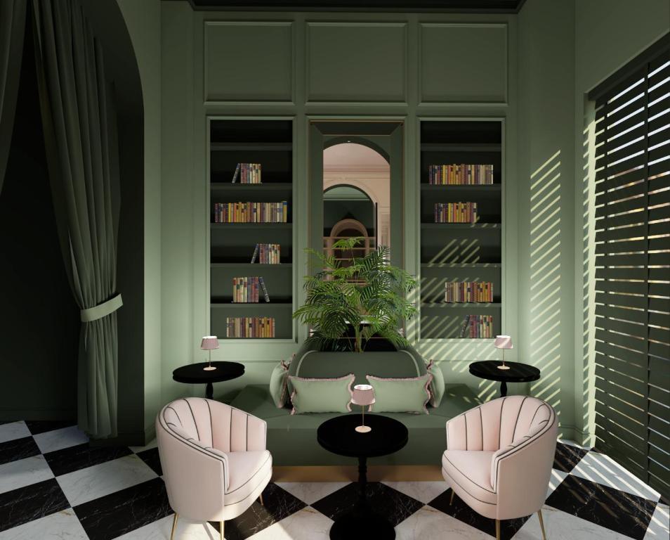 Hotel La Gemma Firenze Eksteriør bilde The Library